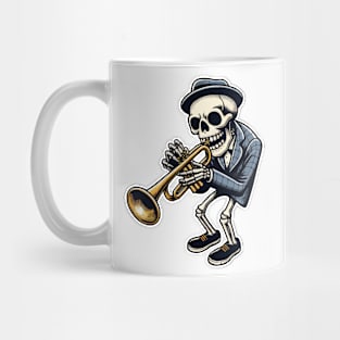 Skeleton Trumpet Mug